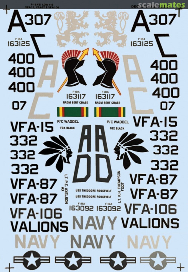 Boxart F-18A's Low Vis 32-0072 Microscale