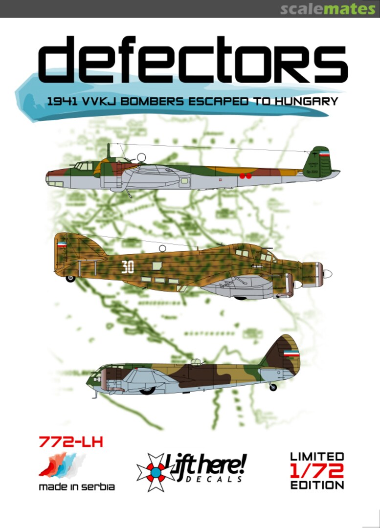 Boxart Defectors 772-LH Lift Here Decals