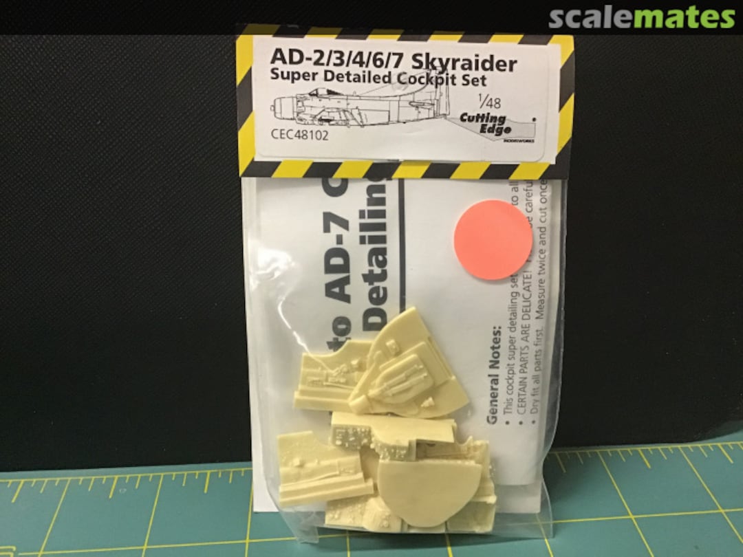 Boxart Skyraider Cockpit Super Detailing Set CEC48102 Cutting Edge Modelworks