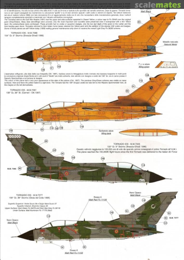 Boxart Italian low visibility Tornado IDS - ECR 72-571 Tauro Model