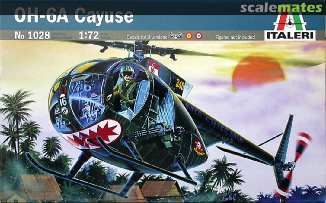 Boxart OH-6A Cayuse 1028 Italeri