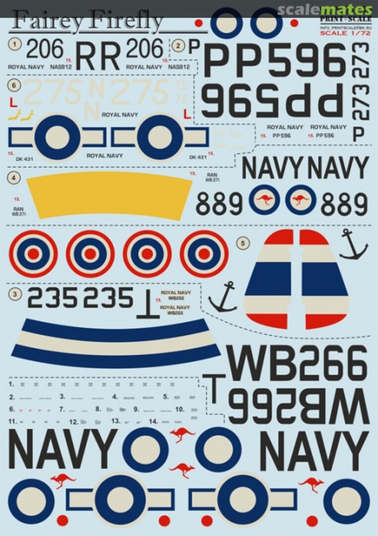 Boxart Fairey Firefly 72-086 Print Scale