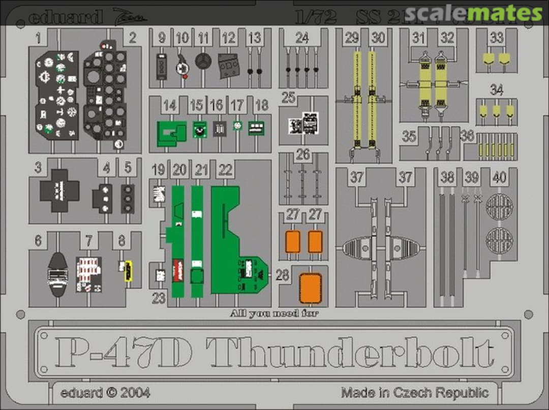 Boxart P-47D-30 Thunderbolt SS211 Eduard