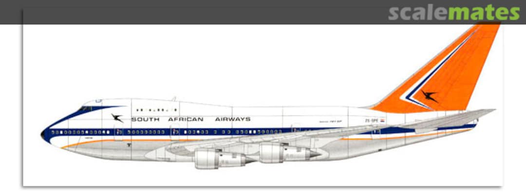 Boxart Boeing 747SP SL182V Welsh Models