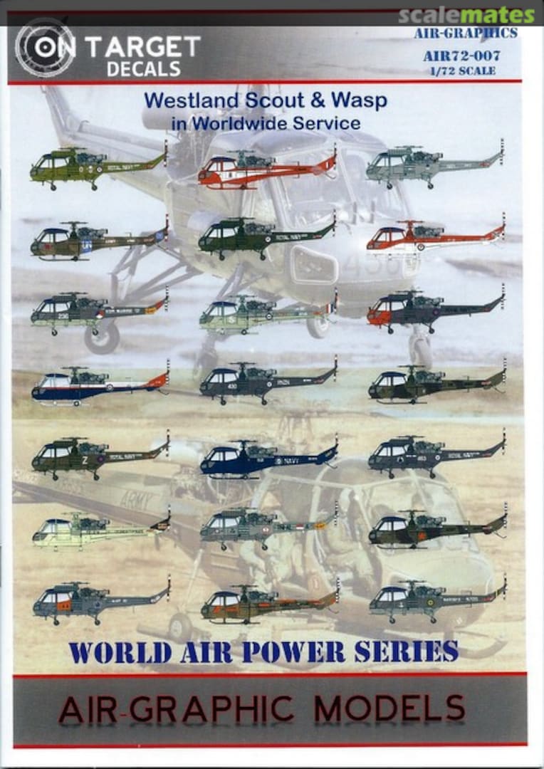 Boxart Westland Scout & Wasp AIR72-007 Air-Graphic Models