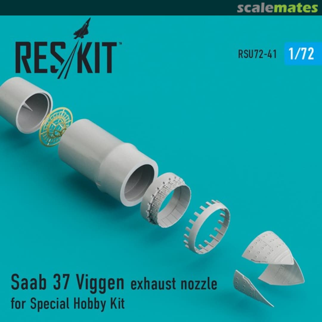 Boxart Saab 37 Viggen exhaust nozzle RSU72-0041 ResKit