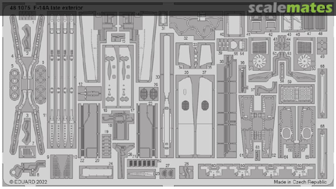 Boxart F-14A late exterior 481075 Eduard