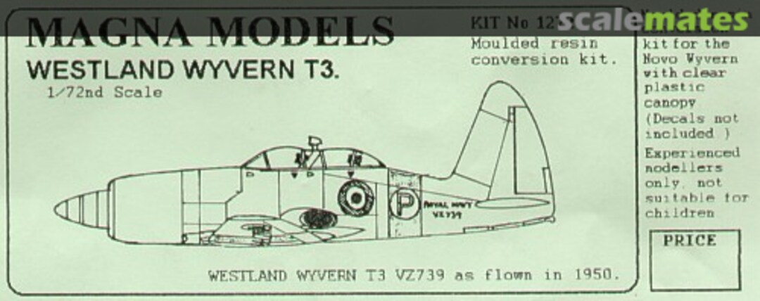 Boxart Westland Wyvern T.3 1272 Magna Models