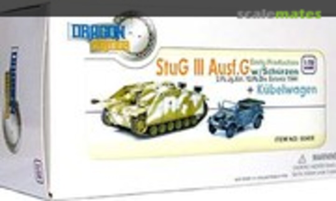 1:72 StuG.III Ausf.G Early Production w/Schürzen + Kubelwagen (Dragon Armor 60408)