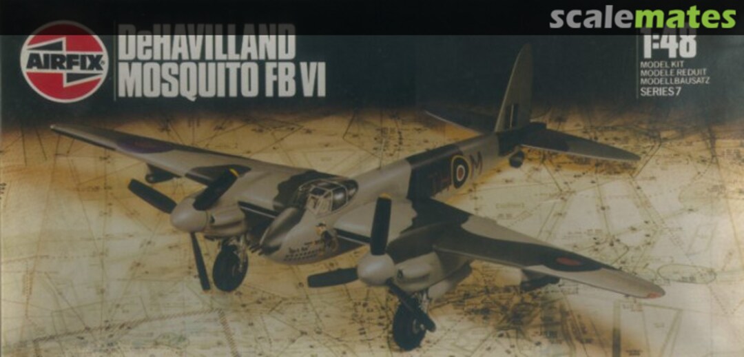 Boxart De Havilland Mosquito FBVI 07100 Airfix