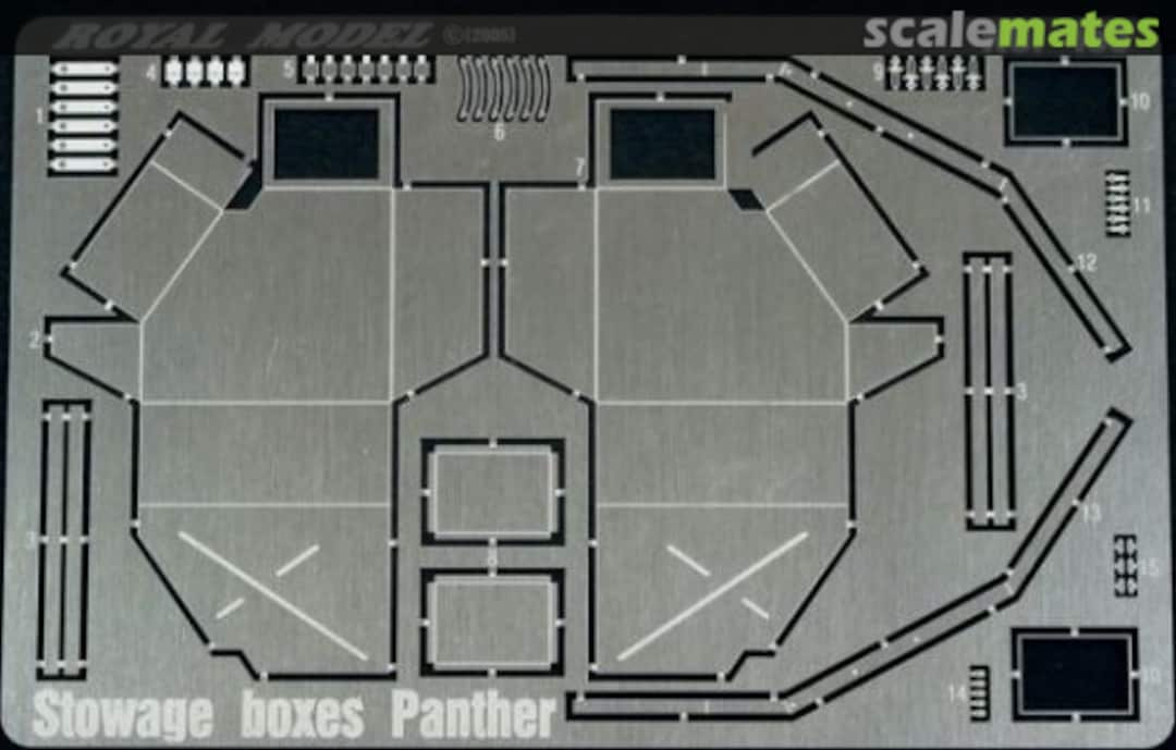 Boxart Panther/Jagdpanther Stowage Boxes ~Dragon~ 450 Royal Model