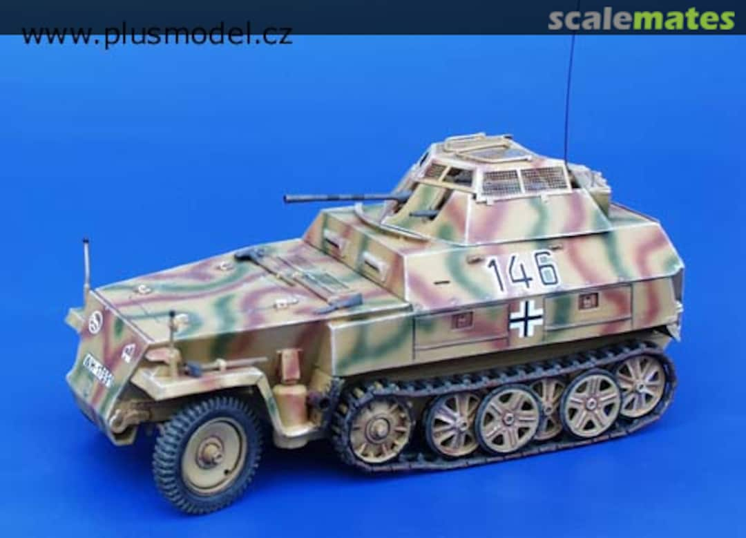 Boxart Sd. Kfz 250/9 NEU Conversion Set ~Tamiya~ 051 PlusModel