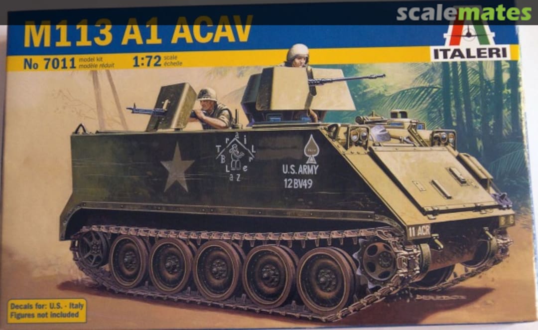 Boxart M113 A1 ACAV 7011 Italeri