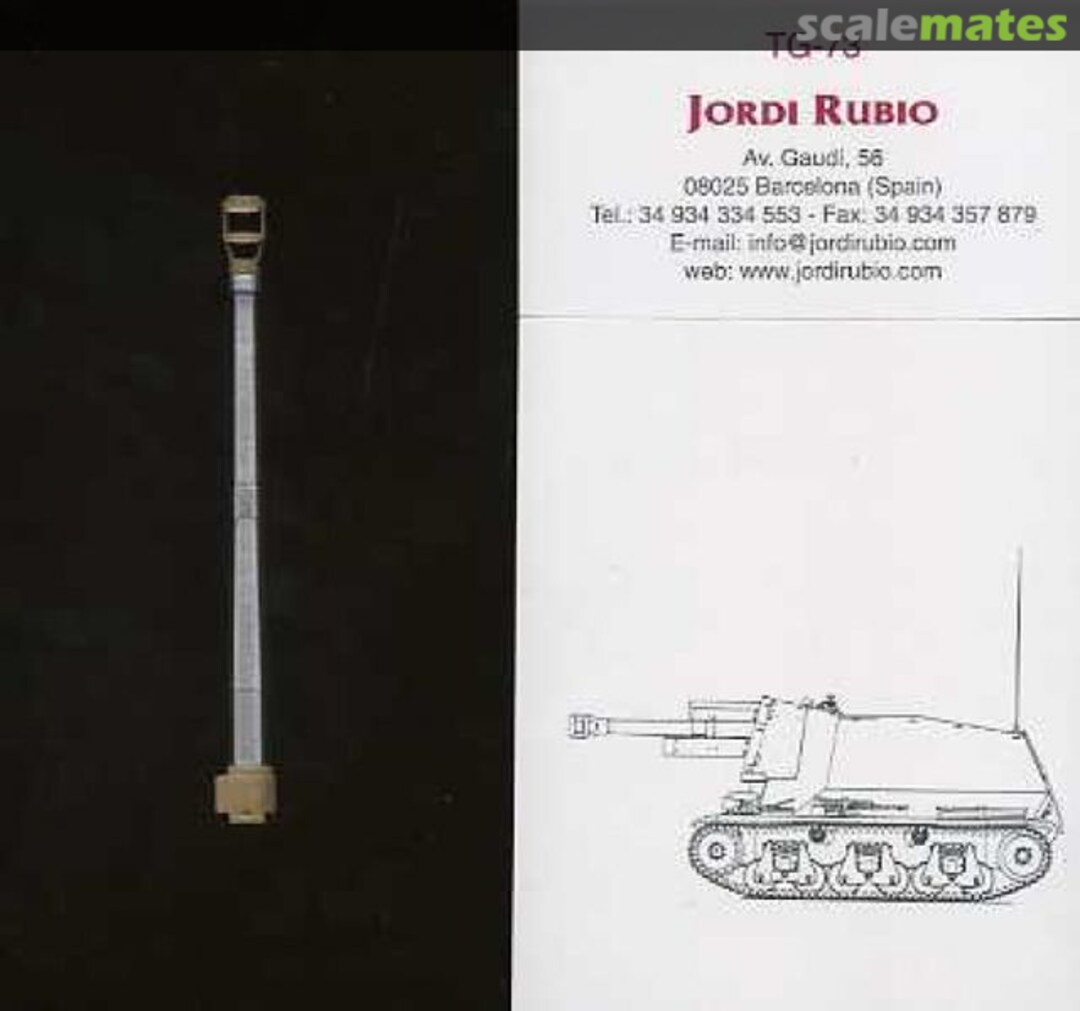 Boxart Gun Barrel - German 10.5cm leFH 18/40 Howitzer TG-73 Jordi Rubio