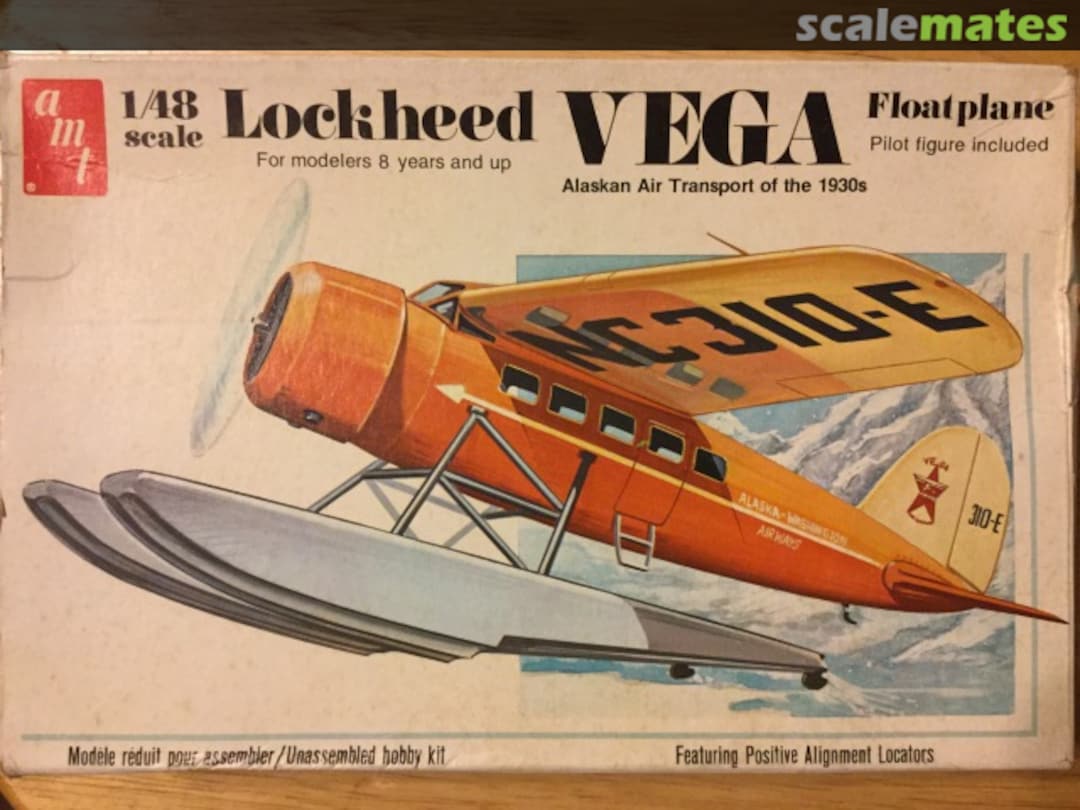 Boxart Lockheed Vega Floatplane T637 AMT