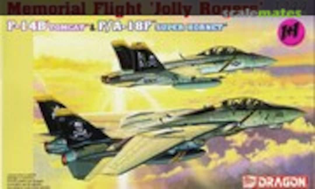 1:144 Memorial Flight 'Jolly Rogers' F-14B Tomcat &amp; F/A-18F Super Hornet (Dragon 4591)