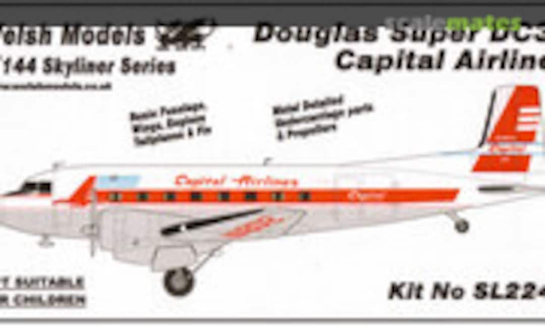 1:144 Douglas Super DC3S (Welsh Models SL224R)