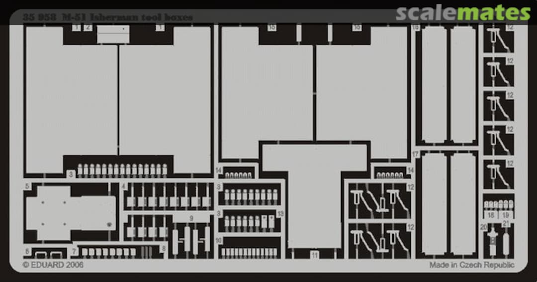 Boxart M51 Isherman Tool Boxes 35958 Eduard