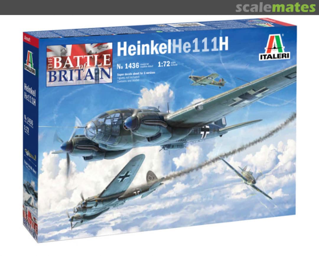 Boxart Heinkel He 111H 1436 Italeri