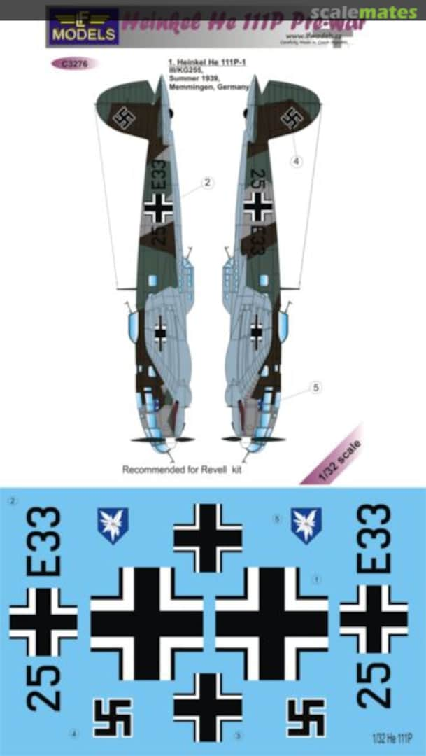 Boxart Heinkel He 111P C3276 LF Models