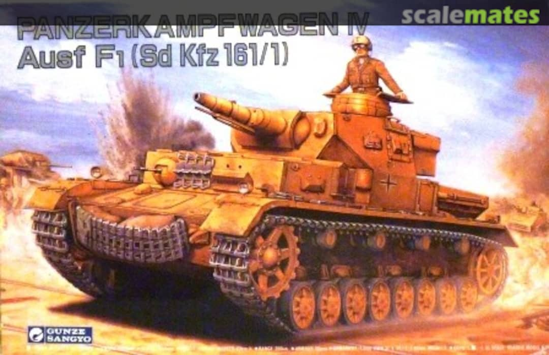 Boxart Panzrkampfwagen IV Ausf F1 M 18 Gunze Sangyo