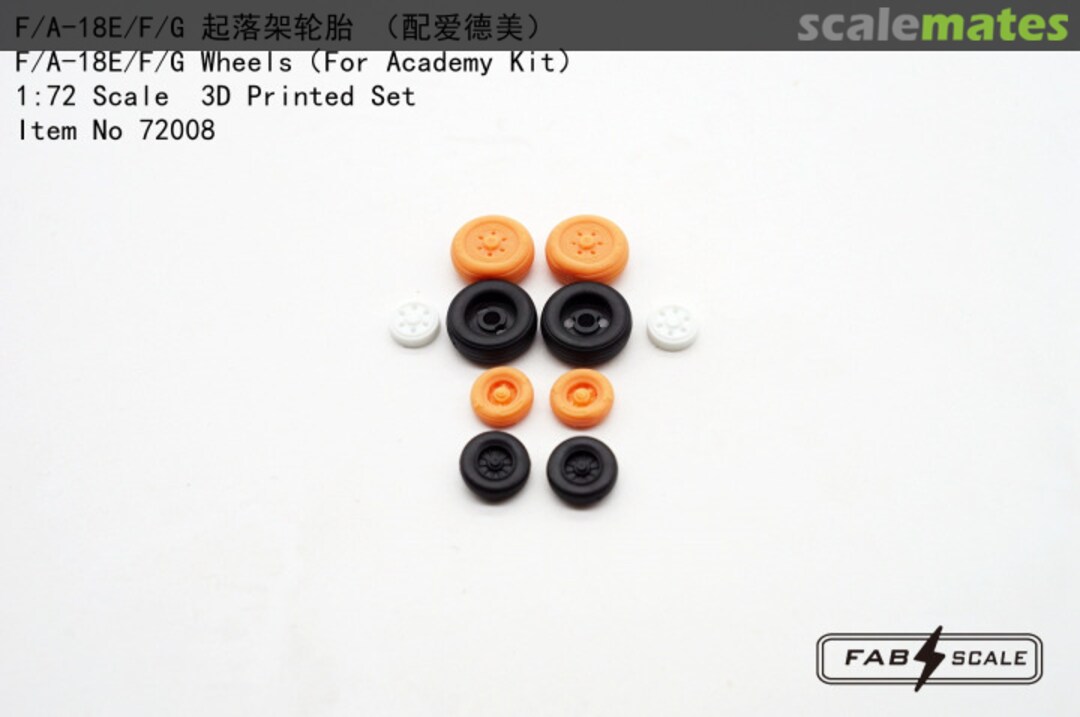 Contents F-18E/F/G Wheels Set Fa72008 Fab Scale