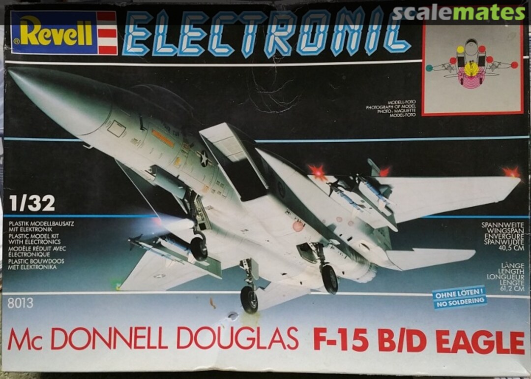 Boxart F-15B/D Eagle 8013 Revell