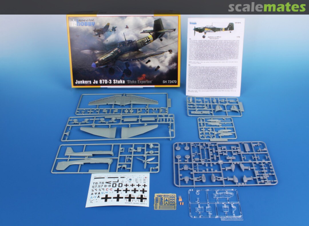 Contents Junkers Ju 87D-3 Stuka SH 72470 Special Hobby