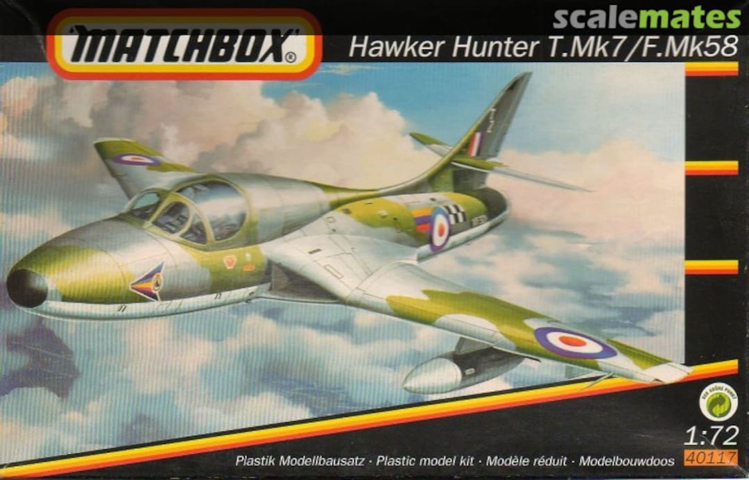 Boxart Hawker Hunter T.Mk7 / F.Mk58 40117 Matchbox