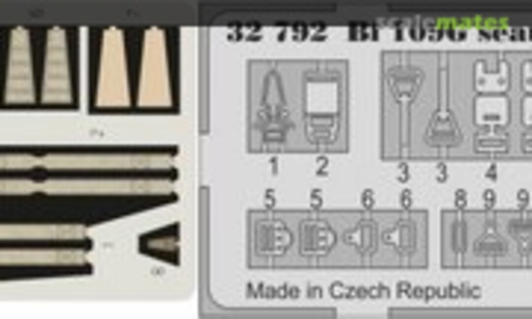 1:32 Messerschmitt Bf 109G - Fabric Seatbelts (Eduard 32792)