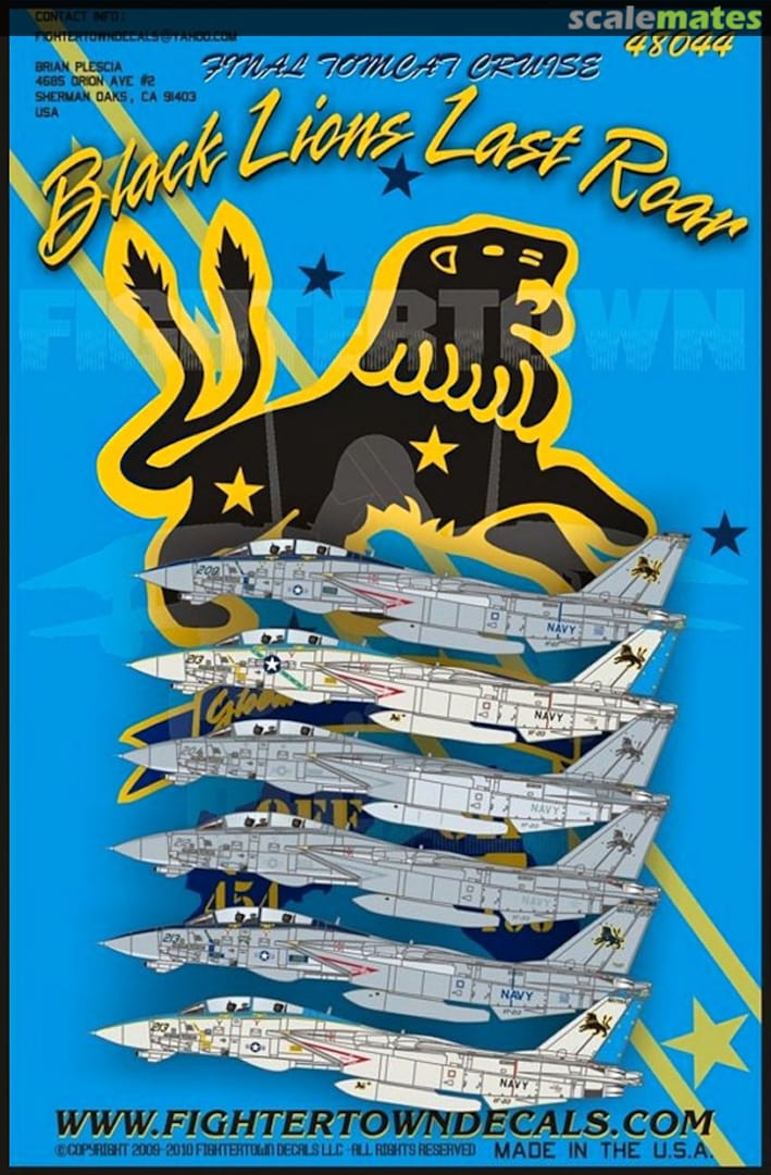 Boxart Black Lions Last Roar 48044 Fightertown Decals