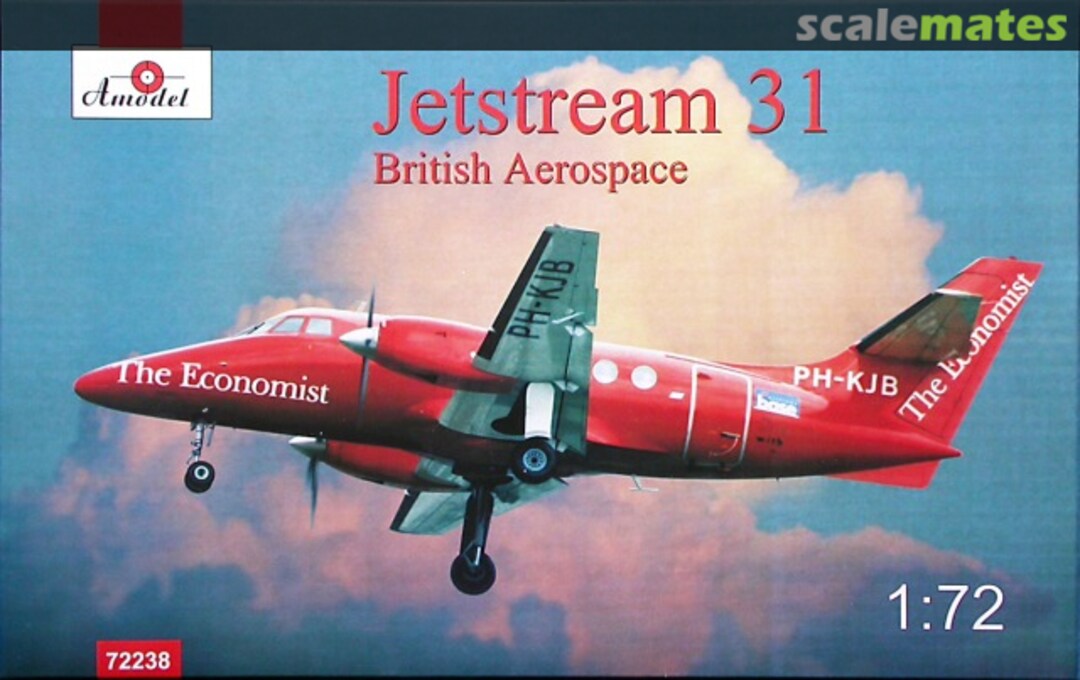 Boxart Jetstream 31 British Aerospace 72238 Amodel