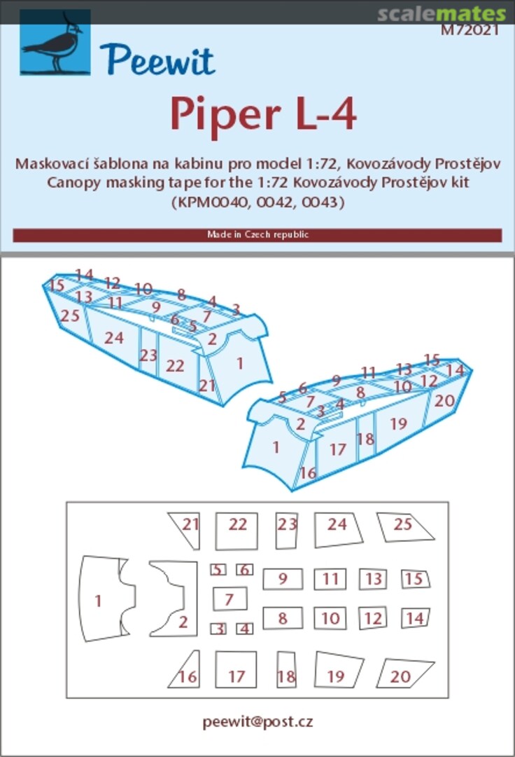 Boxart Piper L-4 M72021 Peewit