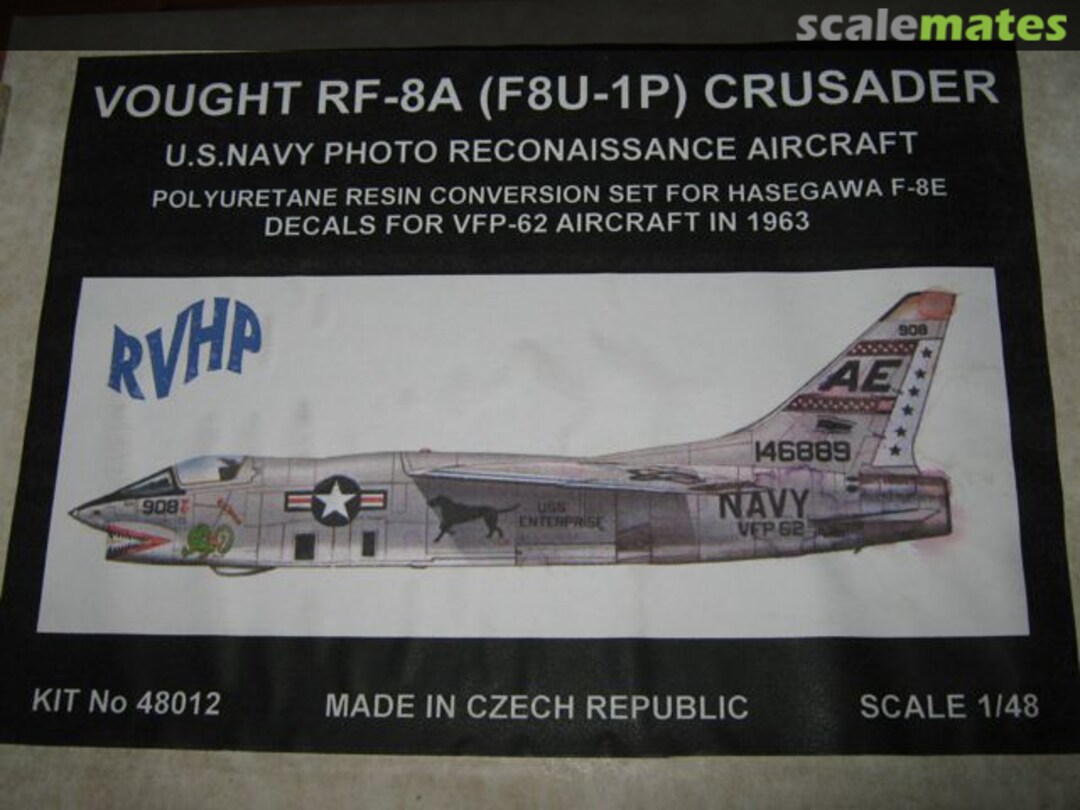 Boxart Vought RF-8A (F8U-1P) Crusader 48012 RVHP