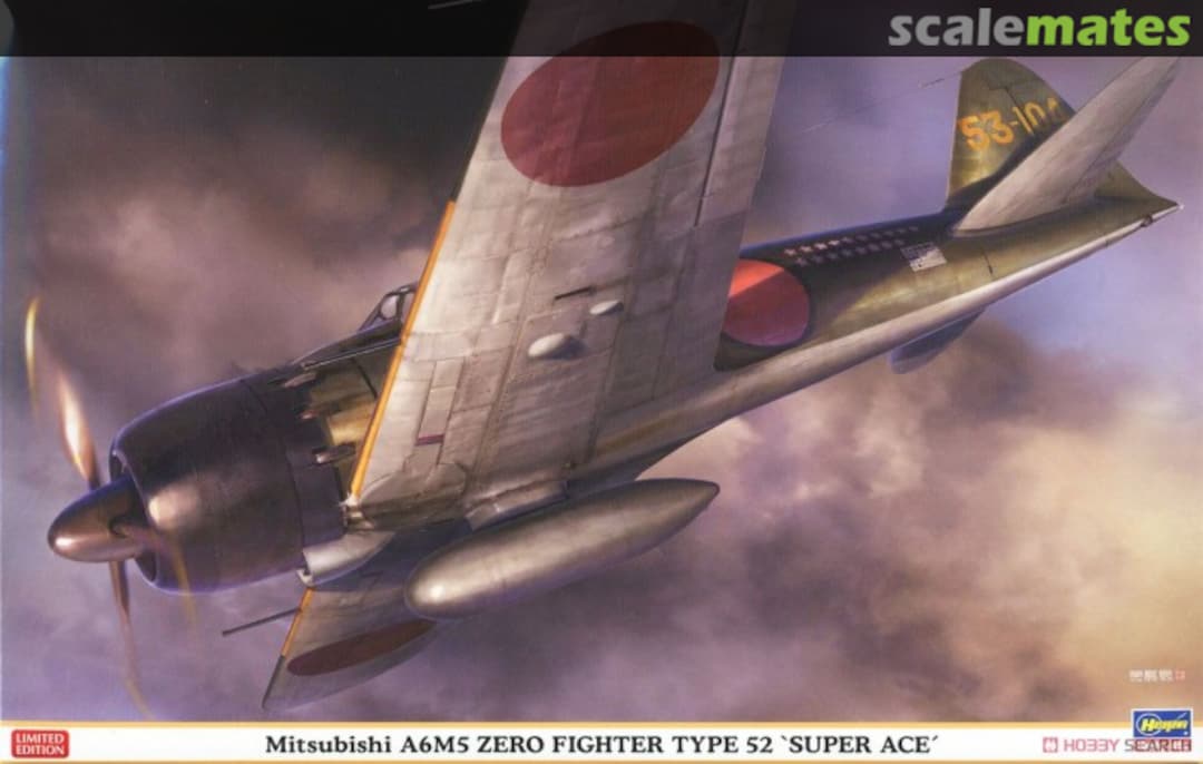 Boxart Mitsubishi A6M5 Zero Fighter Model 52 `Super Ace´ 08245 Hasegawa