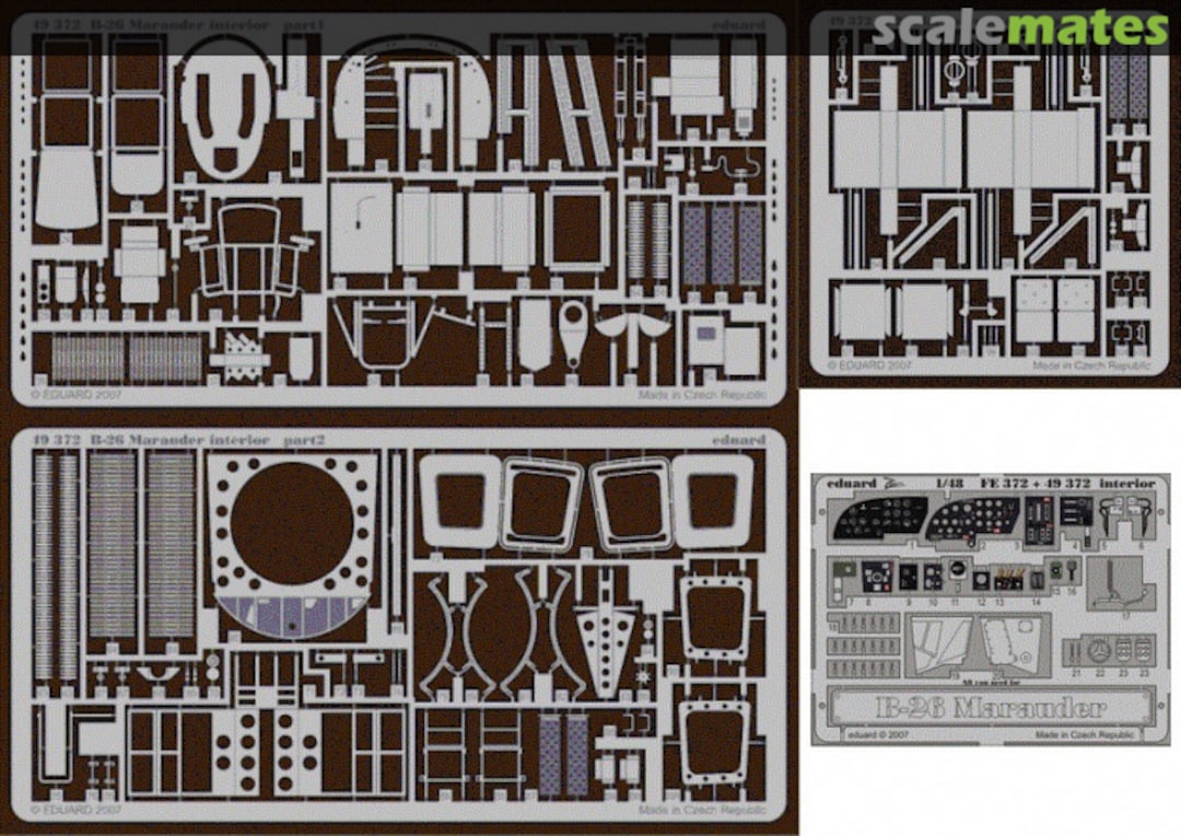 Boxart B-26 interior 49372 Eduard