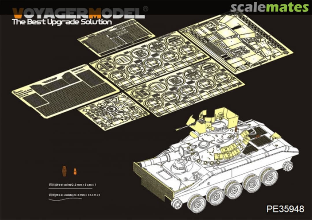 Boxart Modern US M551 Sheridan Airborne Tank (Vietnam War) PE35948 Voyager Model