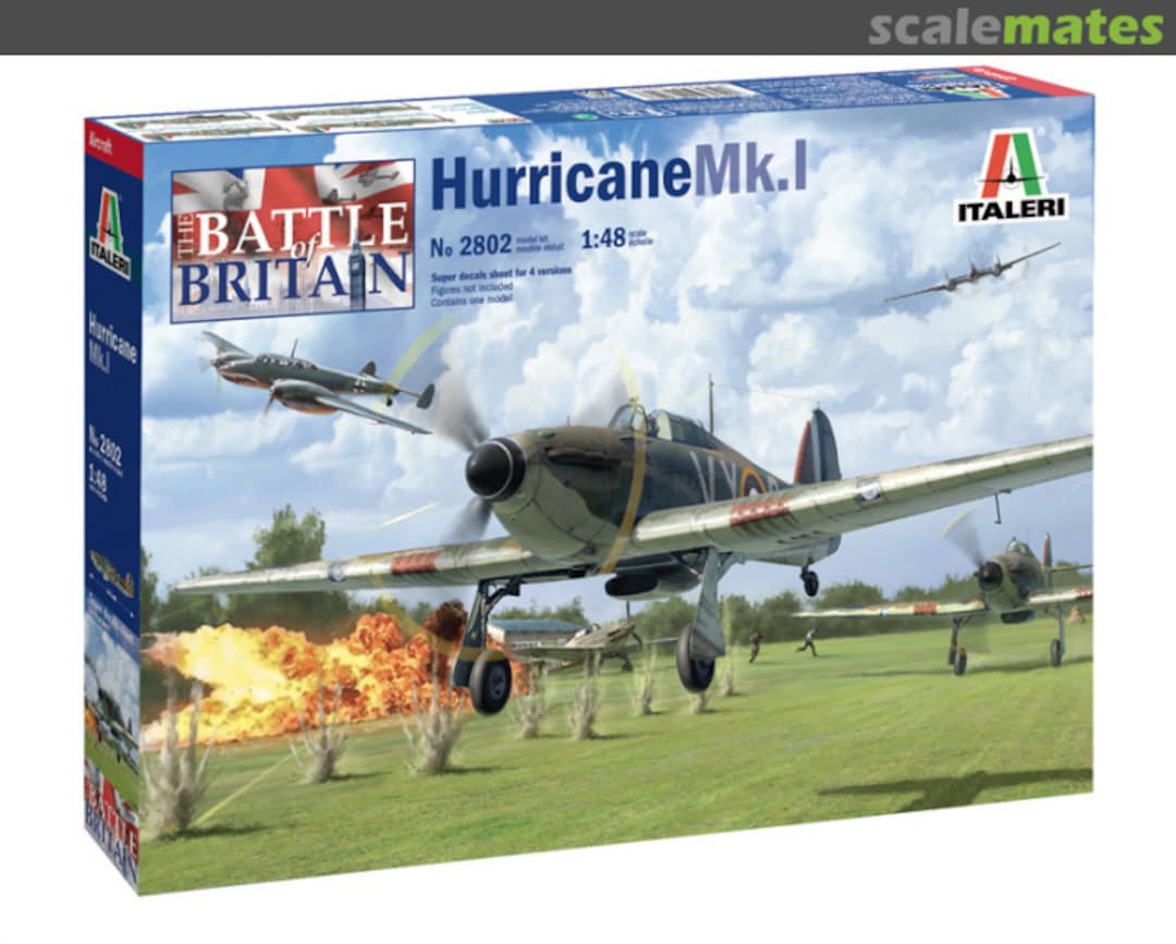 Boxart Hurricane Mk.I 2802 Italeri