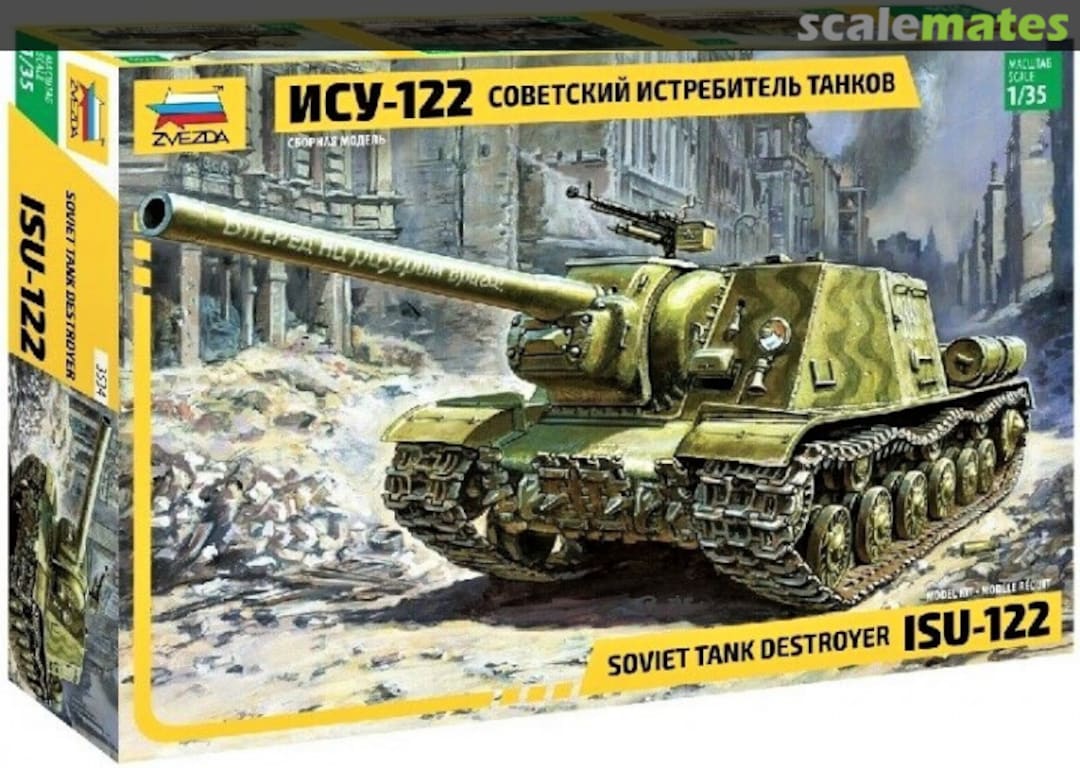 Boxart Tank Destroyer ISU-122 3534 Zvezda