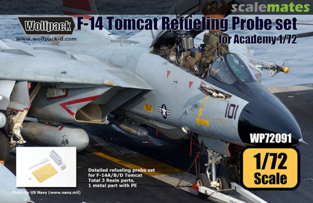 Boxart Wolfpack F-14 Tomcat Refueling Probe Set WP72091 Wolfpack