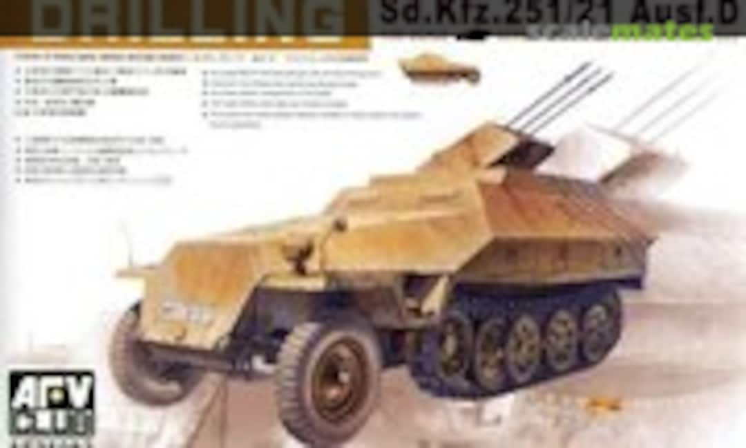 1:35 Sd.Kfz.251/21 Ausf.D &quot;DRILLING&quot; 2in1 early/late (AFV Club AF35082)