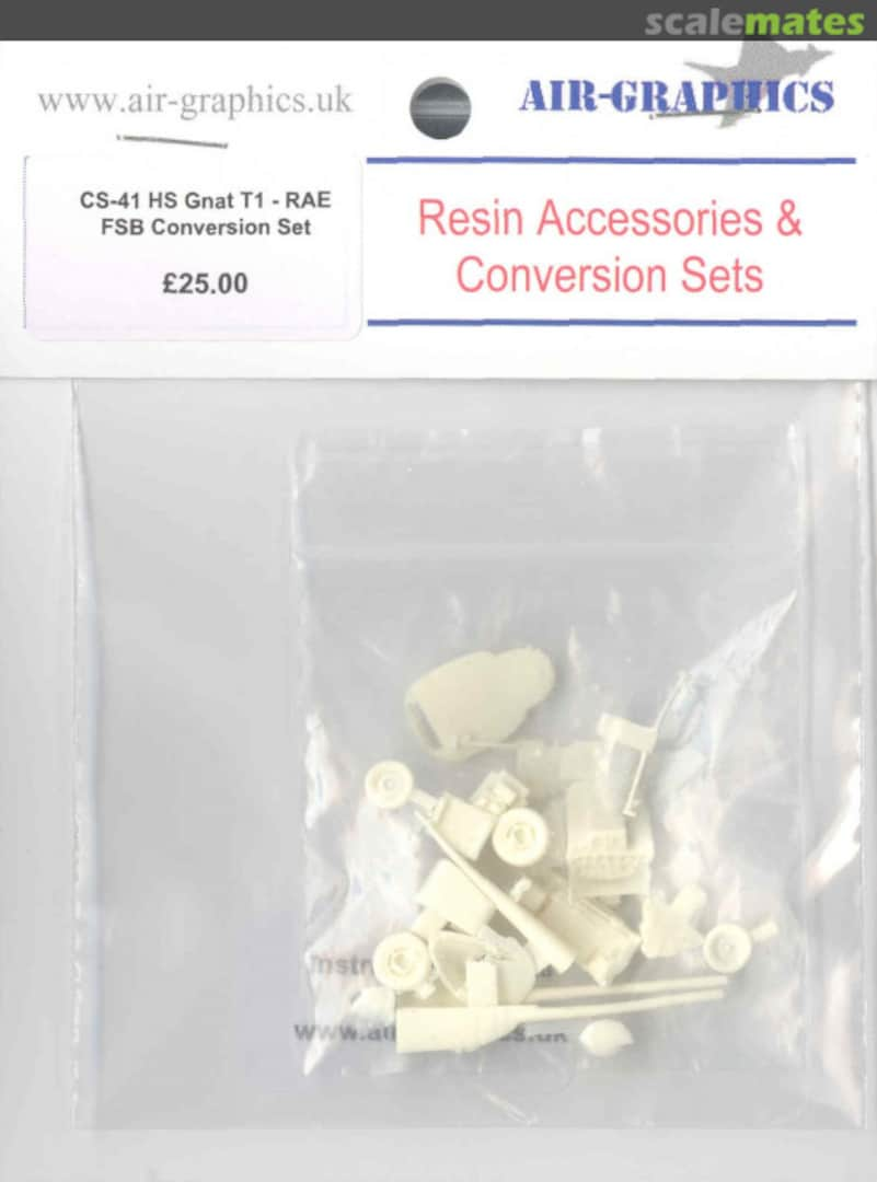 Boxart HS Gnat T1 - RAE FSB Resin conversion set CS-41 Air-Graphic Models