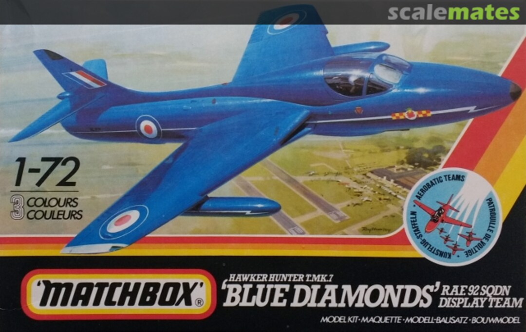 Boxart 'Blue Diamonds' RAF 92 Sqdn Display Team PK-117 Matchbox