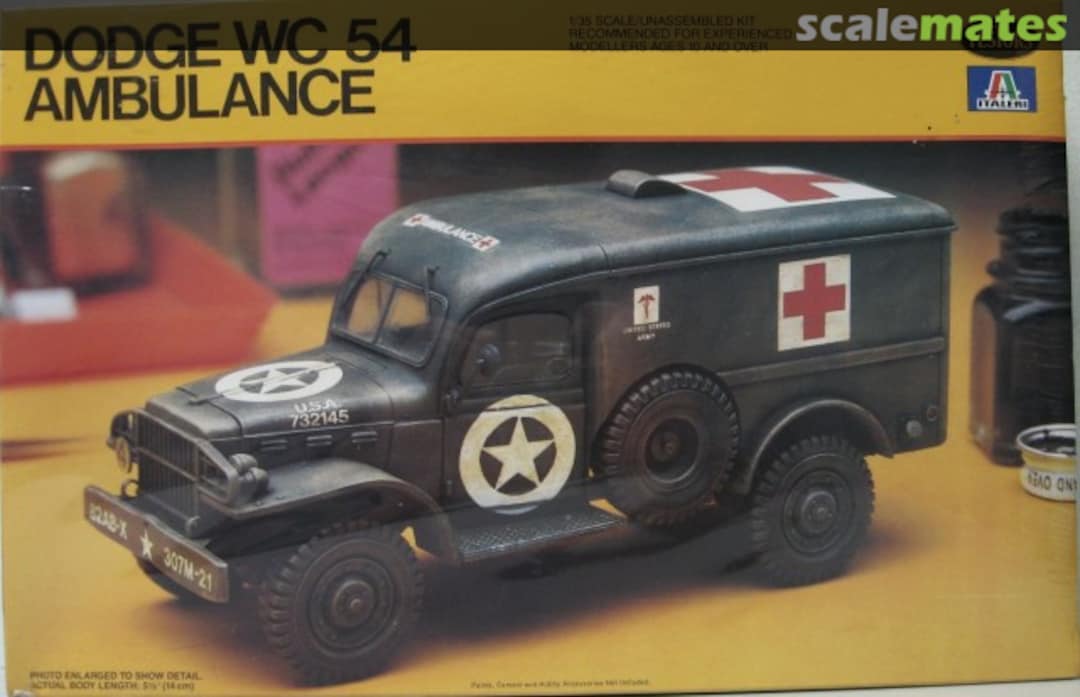 Boxart Dodge WC54 Ambulance 856 Testors