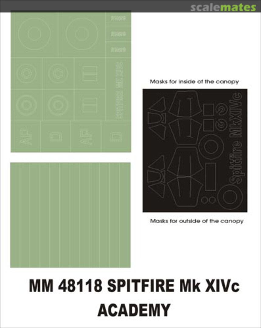 Boxart Spitfire Mk.XIVc MM48118 Montex