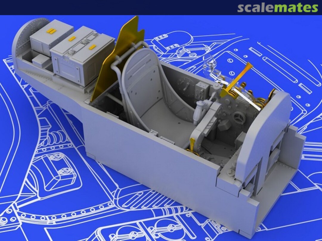 Boxart P-38J cockpit 648259 Eduard