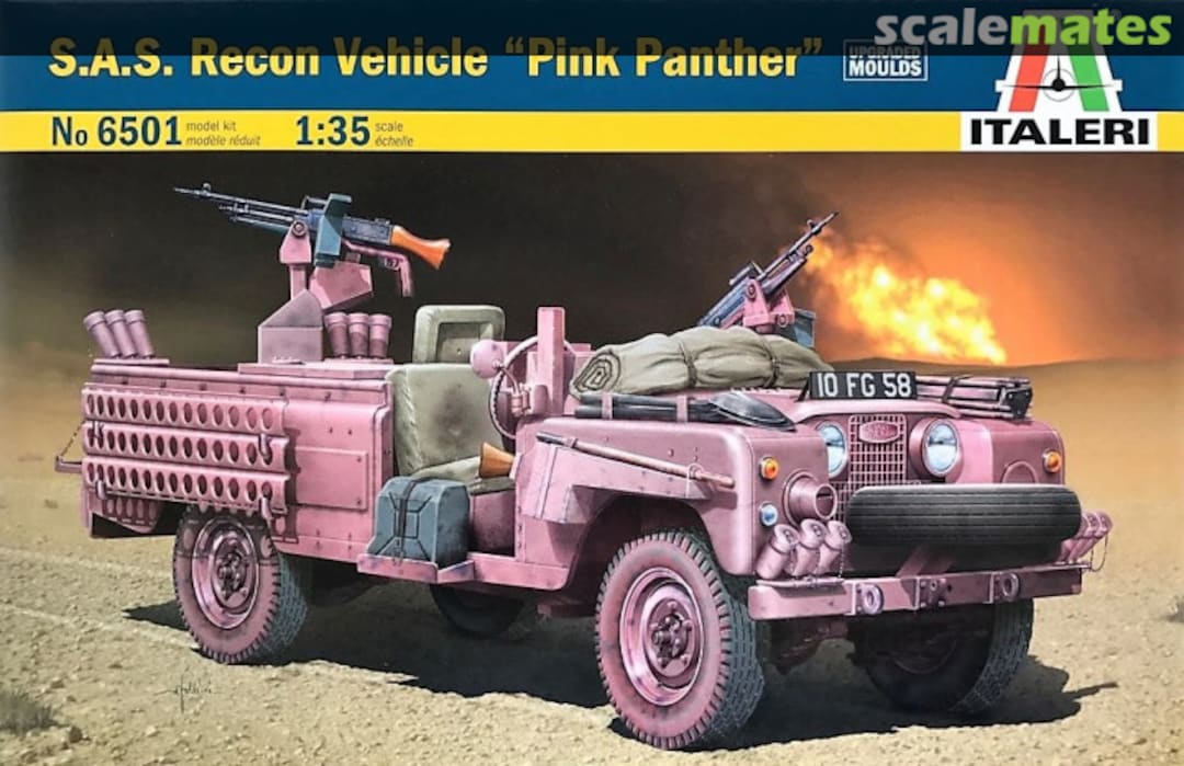 Boxart S.A.S. Recon Vehicle "Pink Panther" 6501 Italeri