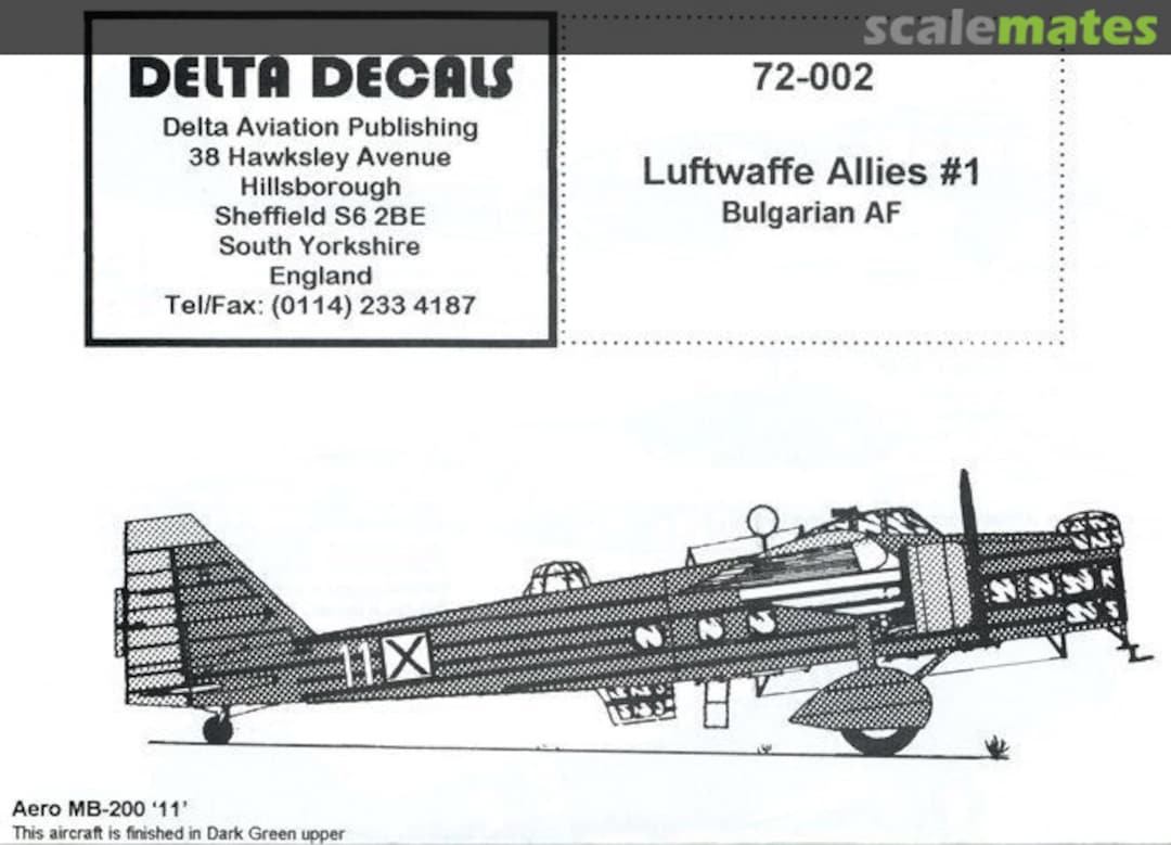 Boxart Luftwaffe Allies #1 72-002 Delta Aviation Publishing