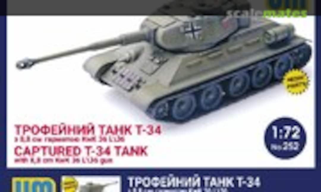 1:72 Captured T-34-85 with Tiger I 8,8cm KwK 36 L\36 gun (UM  252)