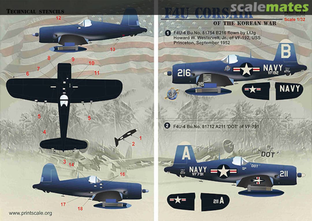 Boxart F4U Corsair of the Korean War 32-023 Print Scale